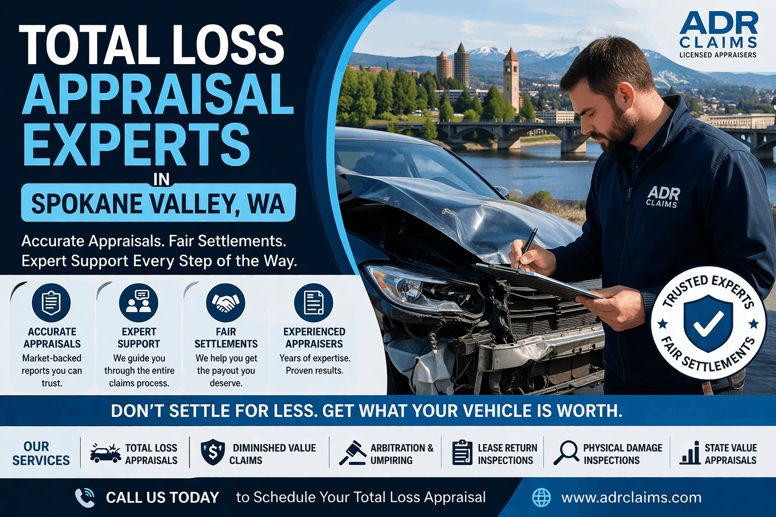 Spokane Valley, Washington, Total Loss Appraisal Clause Experts
