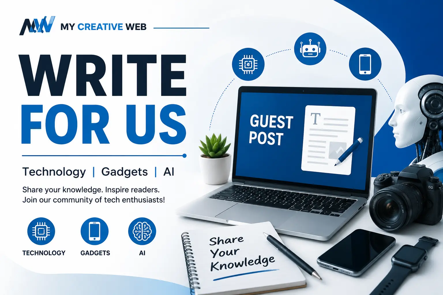 Write For Us Technology, Gadgets & AI